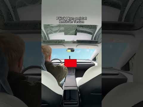 eka päivä lentävän auton kanssa 🚗💥