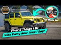 First 5 Things I Do With Every New Jeep I Buy