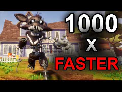 FOXY Just Made FREDBEAR Look SLOW in HELLO NEIGHBOR!