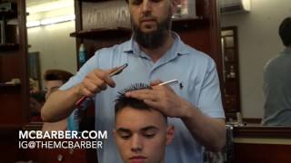 Get the Perfect Short and Spiky Haircut with Master Barber MC Barber