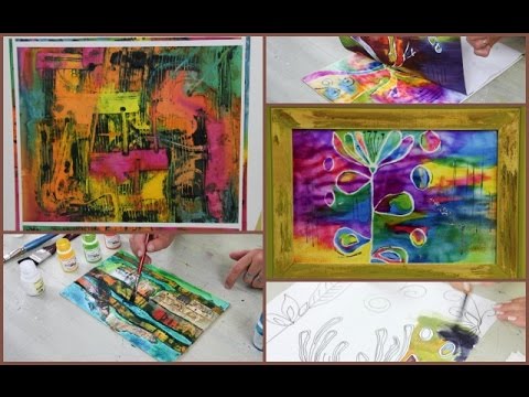 ManosalaObraTv Programa 26  - Pintar Cuadros - Monocopia - Sublimacion -