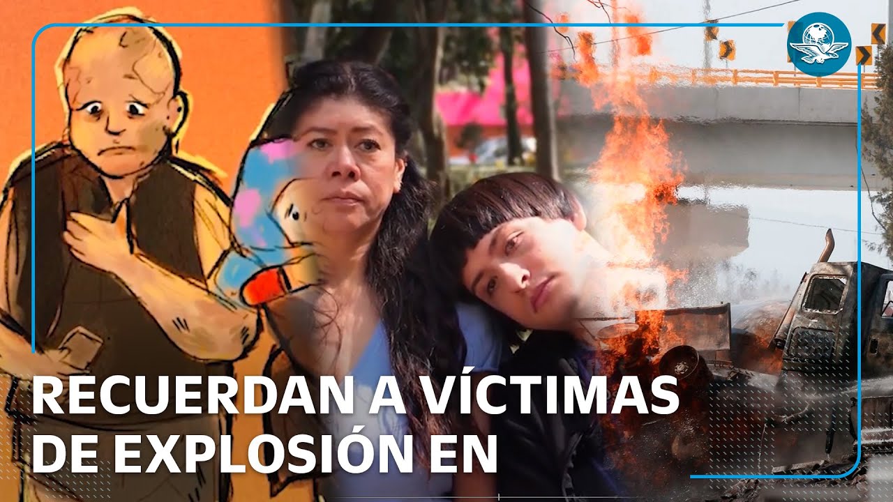 Con video, rinden homenaje a víctimas de la explosión en Puente de la Concordia