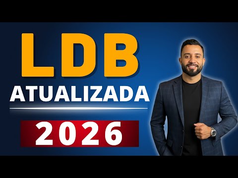 LDB ATUALIZADA 2026 [AULA 01] Concursos para Professor - Lei de Diretrizes e Bases da Educação