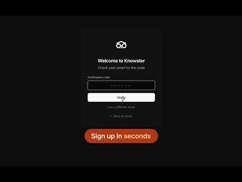 Knowster video preview