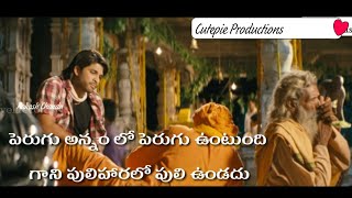 Download lagu Vedham movie Allu Arjun Awesome Dialogue what's app status  Cutepie Productions mp3