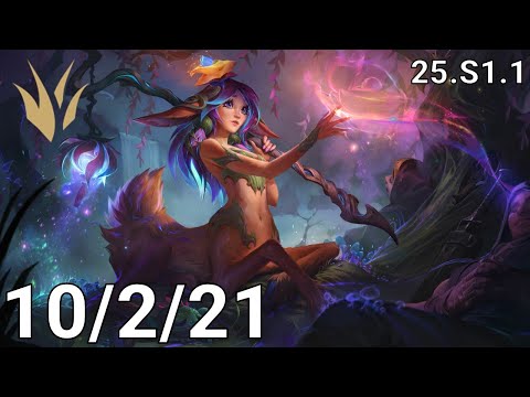 Lillia Jungle vs Elise - EUW diamond  | Patch 25.S1.1