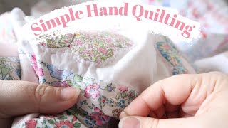 Simple Hand Quilting - Big Stitch Hand Quilting