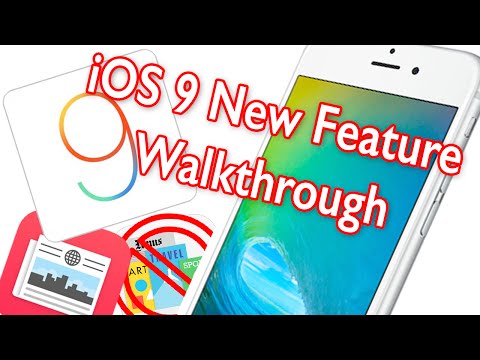 New iOS 9 Update Features & Walkthrough - iPhone, iPad and iPod touch