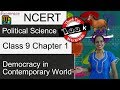 NCERT Class 9 Political Science Polity Civics Chapter 1 Democracy In Contemporary World