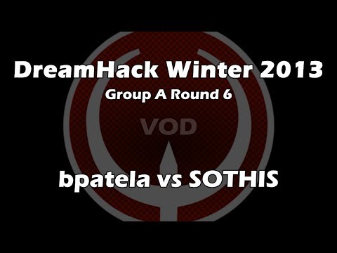 bpatela vs SOTHIS - DreamHack Winter 2013 Group A Round 6 (Quake Live VOD)