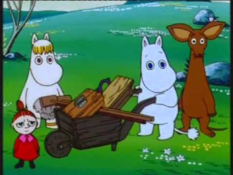 Moomin - 1990 - #76 - Painting a House