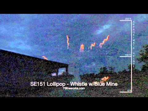 SE151 Lollipop - Blue Star Mine w/Whistle