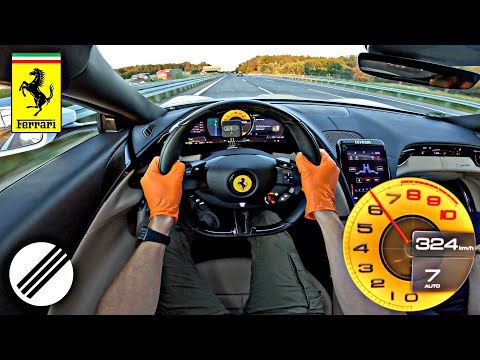 Thumbnail for FERRARI ROMA TOP SPEED DRIVE ON GERMAN AUTOBAHN 🏎 by Ferrari Roma