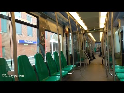 RET metrorit Hesseplaats - Nesselande Rotterdam op Lijn B