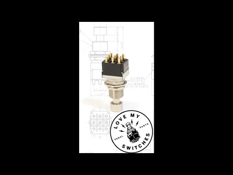 DeMont/Guyatone Premium 3PDT Soft Click Latched Footswitch image 7
