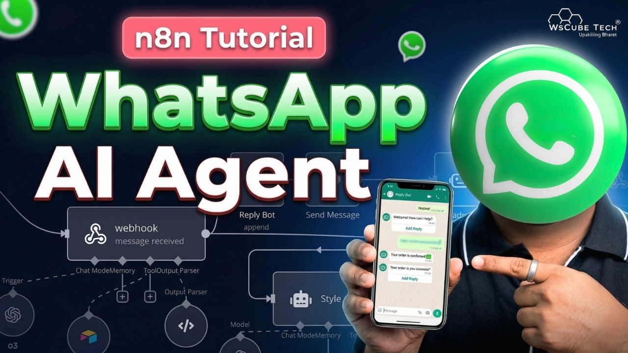 Build Your FIRST WhatsApp AI Agent with n8n (Full Course)
