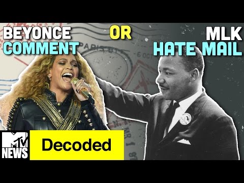 ビヨンセのフォーメーションコメント、それともMLKヘイトメール？| MTVニュース｜解読｜MTVニュース (Beyoncé Formation Comment or MLK Hate Mail? | Decoded | MTV News)