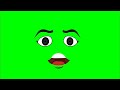 Cartoon Character Face Mouth And Eyes Effect Green Screen Video Green Screen Effects Face Mouth