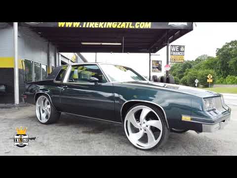 1985 Oldsmobile Cutlass On 24" US Mag Wheels