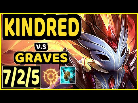 MARKOON (KINDRED) vs GRAVES - 7/2/5 KDA JUNGLE CHALLENGER GAMEPLAY - EUW