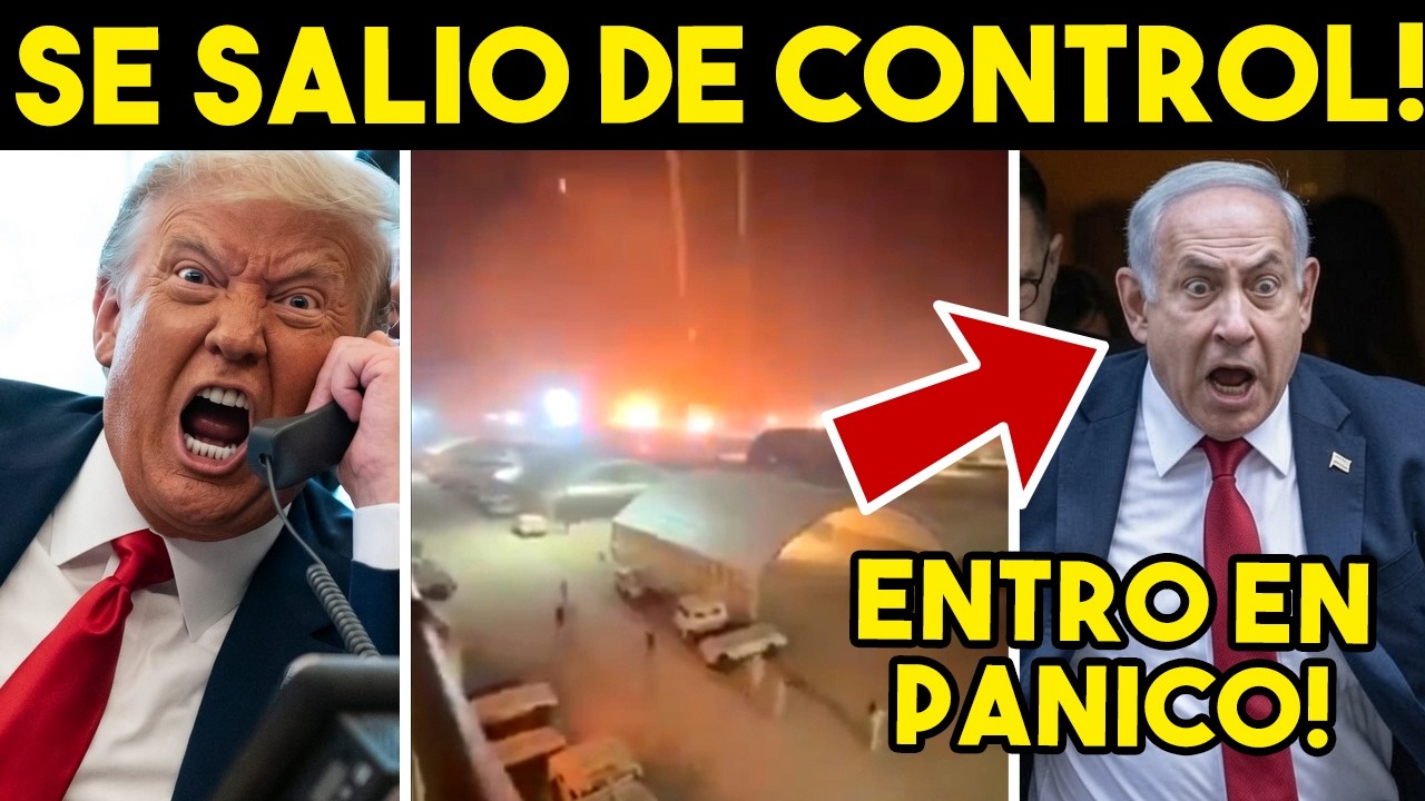 BOMBARDEO MASIVO! TRUMP ATACA DESESPERADO, IRAN CIERRA FILAS. NETANYAHU SABE SU FIN, TEME LO PEOR