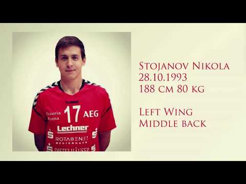 Handball player Stojanov Nikola,highlights 2017/2018