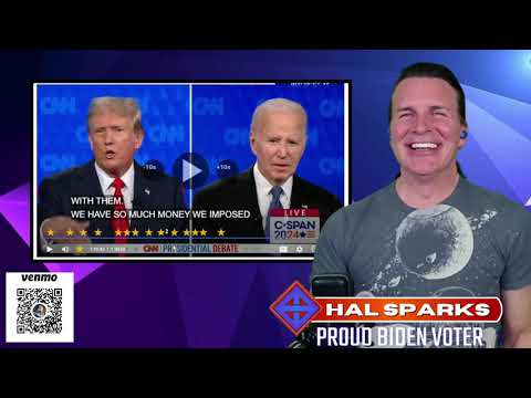 Joe Biden grimmaces while Trump sharts loudly