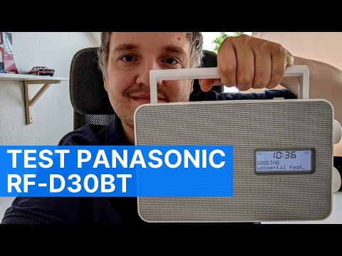 Panasonic DAB+ radijas RF-D30BTEG-K video