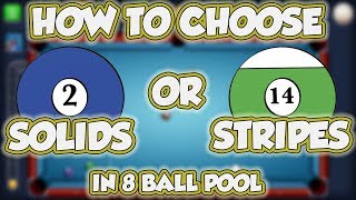 How to Decide b/w Solids or Stripes in 8 Ball Pool - MY OPINIONS - GAMING WITH K - MINICLIP