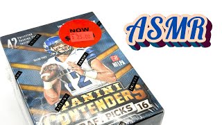 ASMR football cards: 2016 Contenders Draft blaster box