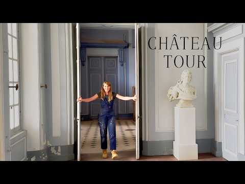 Tour our 105 room French château after 4 years of restoration!