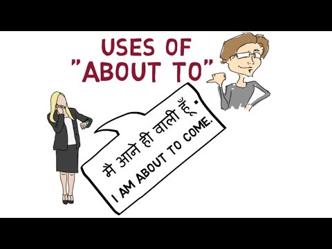 How to Use "ABOUT TO" in English – Learn English Through Hindi Video