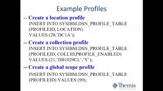 Download the video "Using Db2 for z OS Profile Tables"