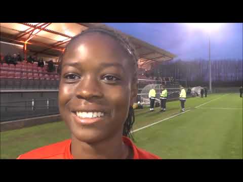 Mam Beny Bangoura na Belgian Red Flames U15 - Duitsland U15 op 05.12.2018