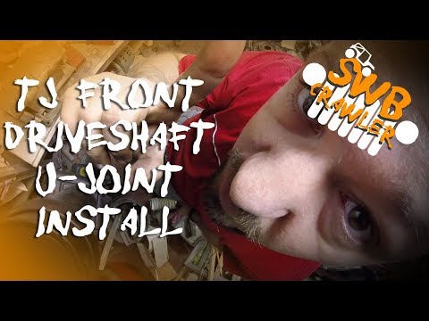 Jeep Wrangler TJ Front Driveshaft U-joint replacement Part2 Re-Assembly