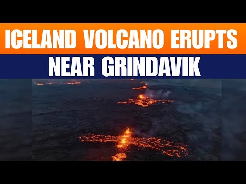 Iceland Volcano Eruption Near Grindavik Sends Lava Skyward | Blue Lagoon Evacuated | News9