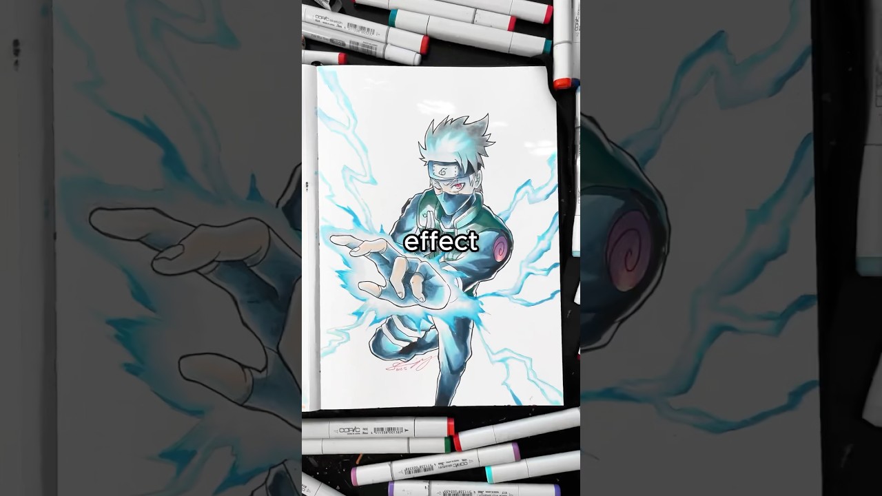 How to Color the GLOW EFFECT! 🎨👀 #arttutorial