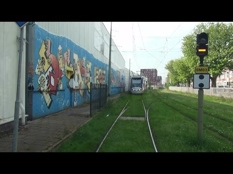 Tailtrack Monstersestraat - Leidschenveen | HTM RandstadRail 4k | Alstom RegioCitadis 4010