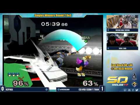 Last Stock SD #44 Singles WR2: Kopaka vs. SSBM-T | Trichael Man - SSBM