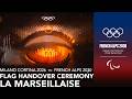 FLAG HANDOVER CEREMONY MILANO CORTINA 2026 To FRENCH ALPS 2030 Winter Olympic Games
