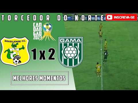 Brasiliense 1 x 2 Gama 2ª Rodada do Brasiliense 2023 Melhores Momentos