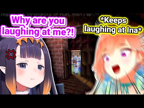 𝗞𝗶𝗮𝗿𝗮 𝗰𝗼𝘂𝗹𝗱𝗻'𝘁 𝗵𝗲𝗹𝗽 𝗯𝘂𝘁 𝗹𝗮𝘂𝗴𝗵 𝗮𝘁 𝗜𝗻𝗮 𝗮𝗳𝘁𝗲𝗿 𝘀𝗲𝗲𝗶𝗻𝗴 𝗵𝗲𝗿 𝗯𝗮𝘀𝗶𝗰-𝗹𝗼𝗼𝗸𝗶𝗻𝗴 𝗵𝗼𝘂𝘀𝗲 |Hololive|