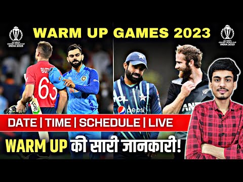 ICC World Cup 2023 Warm Up Matches : Date | Schedule | Time | Venue | Live Streaming Details