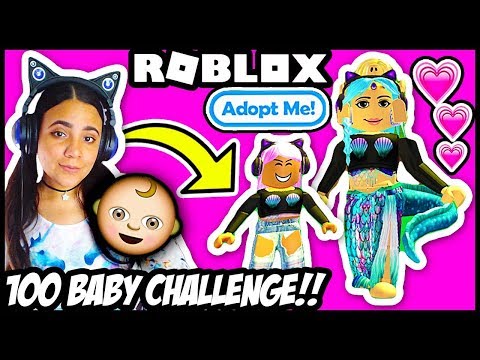 Roblox Adopt Me Roblox 100 Baby Challenge Ep 1 - roblox adopt me funny moments remastered youtube