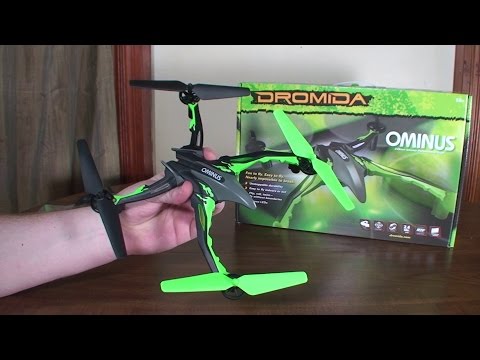 Dromida - Ominus - Detailed Review and Flight (Indoors and Outdoors)