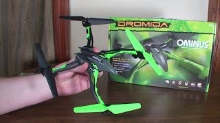 Dromida - Ominus - Detailed Review and Flight (Indoors and Outdoors)