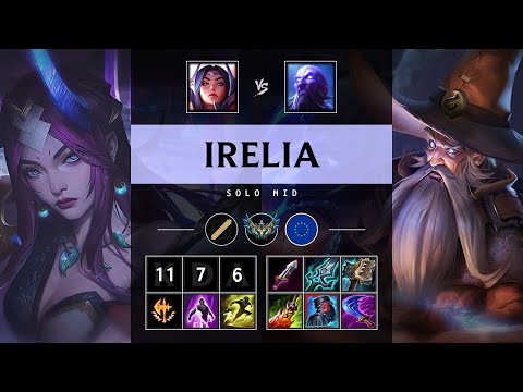 Irelia Mid vs Ryze - EUW Challenger Patch 25.21