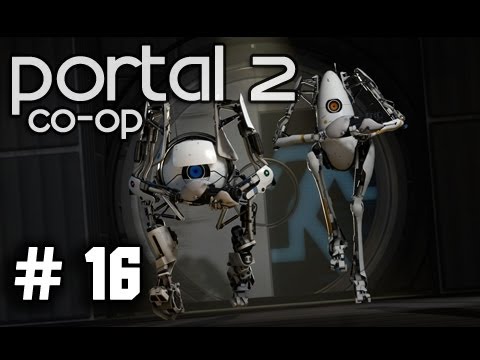 Portal 2 - Co-op Full Playthrough with Mitch & Mat - Part 16