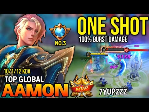 BRUTAL DAMAGE! AAMON BEST BUILD 2022 | TOP GLOBAL AAMON GAMEPLAY | MOBILE LEGENDS✓