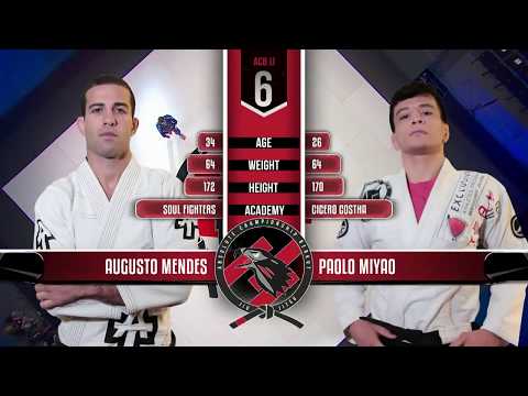 Paulo Miyao vs  Algusto Mendes ACB JJ 6 World Grand Prix 60, 65 kg